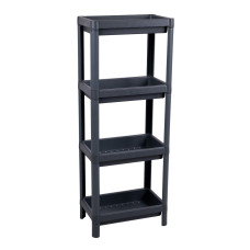 ΡΑΦΙΕΡΑ ΠΛΑΣΤΙΚΗ 4ΘΕΣΕΩΝ ΜΑΥΡΟ OMS.RAF 36X23X100