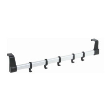 Sidirela Κρεμάστρα Πόρτας Αλουμινίου 5 Θέσεων 55x5.5x10.5εκ.