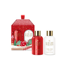 The Luxury Bathing Company Σετ Περιποίησης  με αφρόλουτρο και κρέμα σώματος body glow