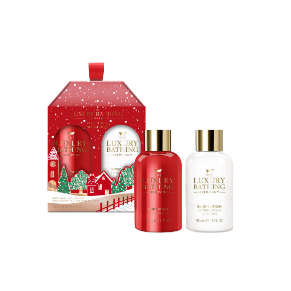 The Luxury Bathing Company Σετ Περιποίησης  με αφρόλουτρο και κρέμα σώματος body glow