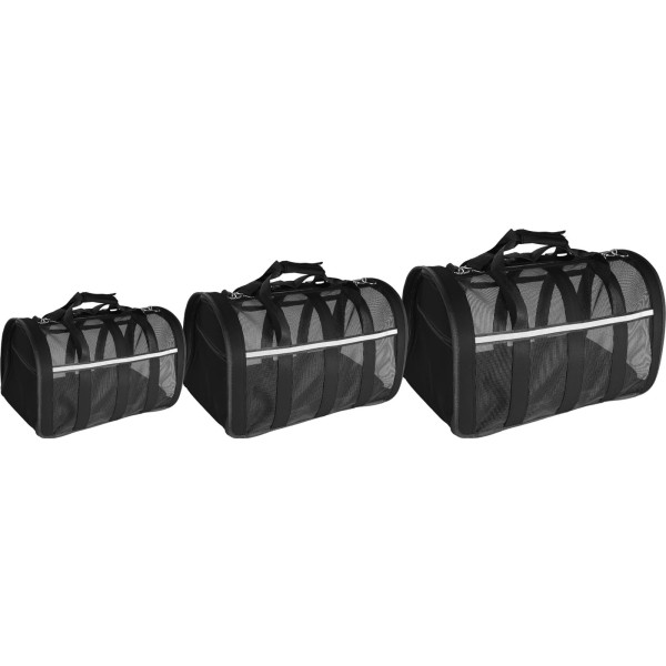 Pet τσάντα μεταφοράς σετ 3 τμχ  VC1773 μαύρο 