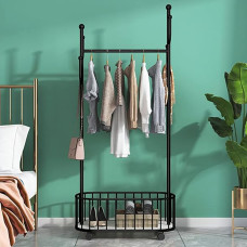 ΚΑΛΟΓΕΡΟΣ ΡΟΥΧΩΝ ΜΕΤΑΛΛΙΚΟΣ 60x32x170cm VC2345 VIOSARP ΜΑΥΡΟ