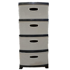 ΣΥΡΤΑΡΙΕΡΑ ΜΠΙΛΙΑ 4ΘΕΣΕΩΝ ΚΑΦΕ 43x36x90cm No44352
